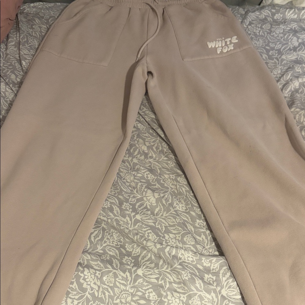White Fox Boutique Cream Pantsuit